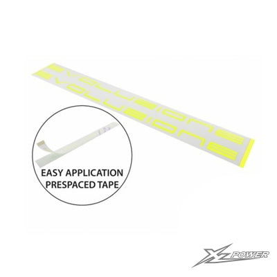 MSH71221 - Pre spaced stickers EVO - Yellow