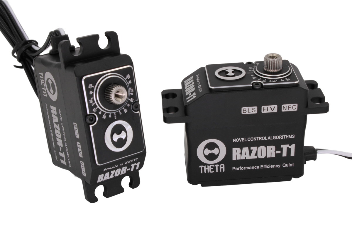 Razor-T1B - THETA Razor-T1B NFC HV Standard Brushless Tail Servo Black