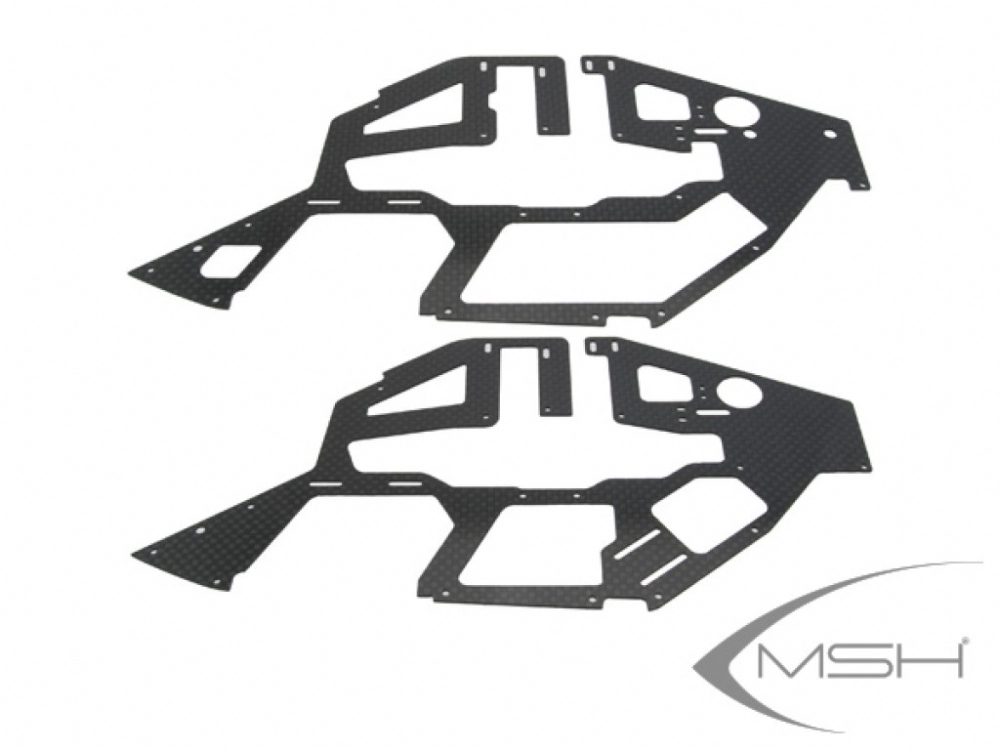 MSH Protos 380 EVO Carbon main frame set MSH41151