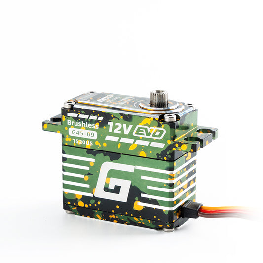G45-09 - GDW 12V 45kg Brushless Metal Gear Servo Motor – RC Car/Helicopter/Drone Part