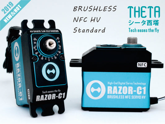 Razor-C1 - THETA Razor C1- NFC HV Standard Brushless Servo Blue Edition