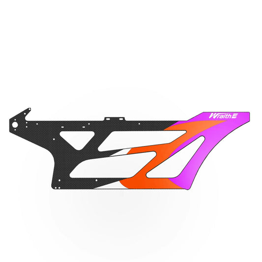 XL76B30 - Wraith E 760 V3 Lower Frame Sticker Purple/Orange