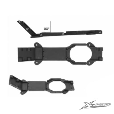 MSH51339 - FBL Lower plate carbon 500 (90° main shaft)