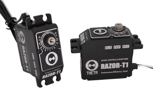  Razor-T1B - THETA Razor-T1B NFC HV Standard Brushless Tail Servo Black